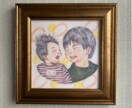 色鉛筆であたたかみのある優しい似顔絵をお描きします プレゼント、記念日に。写真をもとにアナログイラスト描きます！ イメージ4
