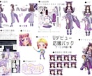 VTuberデビュー応援パック制作します VTuberデビューに必要な制作をまとめた特別プラン！ イメージ2