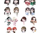 ラフ2案♡ミニキャラ・デフォルメ描きます SHOWROOMアバター、Vtuberさんやアイドルさんに イメージ3