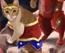 猫の絵を描きます リアルな猫からイラストの猫、もはや単純すぎる猫まで描きます イメージ2