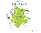 実績多数！イラストマップ・施設案内図作成します 地域・店舗の魅力をより伝えたい方におすすめです イメージ3