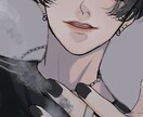 活動者、企業様向け！キャライラスト描きます かっこかわいい男女を描きます！装画、配信画面、歌みたなど イメージ4