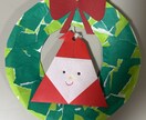 クリスマスリースの製作キットを作成します 保育士さん必見！子どもが楽しめる製作 イメージ1
