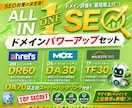 オールインワンSEO！ドメインパワーアップします DR60//DA30/TF30/＆スーパーバックリンク構築！ イメージ1