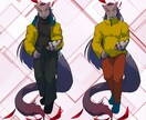 人外キャラの立ち絵、動画素材、キャラデザ描きます 商用利用、歌ってみた動画利用、サムネイルなどに イメージ2