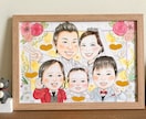 額縁付！結婚記念日、カップル記念日の似顔絵描きます ⭐︎送料無料！記念日をもっと特別に。世界に一つだけの似顔絵 イメージ1