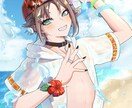 SNS/Youtube用キャライラスト描きます SNSアイコン、歌ってみた用や商品の宣伝用に目を引く1枚を！ イメージ2