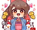 パッと目を引く☆デフォルメイラスト描きます グッズ製作に強い！デフォルメイラストを提供！ イメージ4
