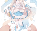 透明感のある可愛いイラストを作成します 歌ってみたやグッズ、CDジャケットなどに！ イメージ9