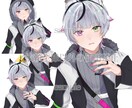 立ち絵・アイコン・1枚絵などの制作承ります TRPG用立ち絵やキャラデザからの制作可能です！ イメージ6