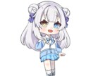 ポップで可愛いイラスト描きます アニメ調の絵でミニキャラから等身キャラまで描きます。 イメージ7
