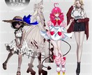 TRPG・ゲーム等の立ち絵イラストお描きします 影のあるイラストをお描きします イメージ5