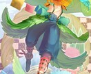 映える！美麗系綺麗系1枚絵イラスト描きます 配信サムネ、MV、表紙、趣味鑑賞などに！商用利用も可！ イメージ4