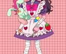 商用利用可！立ち絵・一枚絵描きます ★あなたの理想のキャラクターを形にします★ イメージ2