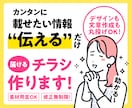 想いを形にするおまかせチラシを丁寧に作成します 情報整理からデザインまで、一貫して丁寧に対応します イメージ1