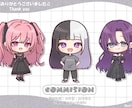 商用込み　かわいいミニキャラ描きます かわいいミニキャラならおまかせあれ◎ イメージ3
