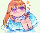 可愛らしい・綺麗なイラストを描きます アイコン・ヘッダーなど色んな用途のイラストを制作します！ イメージ5