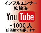 YouTubeチャンネル登録者1000人増やします すぐ収益化を目指している人におすすめ イメージ1