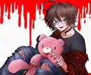 SNS用のアイコン、簡単な1枚絵作成致します 見やすい塗り！表情豊かなイラストが得意です(厚塗り風も！) イメージ4