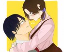 CP絵/百合/BL/夢絵描きます ラブラブなCP絵描かせてください！ イメージ1