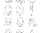 似顔絵でSNS用アイコン作ります ご本人を「かすってる」ゆる～い似顔絵 イメージ6