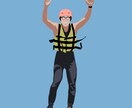 フラットタイプの人物イラストを作成します オシャレ/匿名なイラストでおなただけのイラスト✨ イメージ7