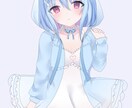 歌ってみた・サムネイルなどのイラスト作成します 萌え可愛いイラストを貴方だけに！ イメージ3