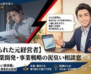 新規事業開発や既存事業の改善、人材教育を行います 裏切られた元経営者のお悩み相談所 イメージ1