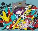 女性キャラ×グラフィティのイラスト描きます サムネ･ジャケット等に映える、キャラ×グラフィティの1枚 イメージ3