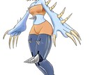 最短3日＊異形系少女のイラストを制作します 異形系少女の唯一無二のキャラクターを制作します！ イメージ2