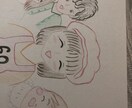 手書きの思いのある似顔絵を作成します ★還暦祝いや記念日等でご家族や恋人との思い出★ イメージ1
