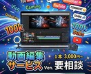 youtube動画編集行います お手頃な価格でご提供いたします。 イメージ1
