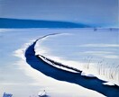 静寂の大雪原・・・トコトコウサギの足音聞こえます 息をも凍る・・・厳冬の雪原、眠りを忘れたウサギ一羽。 イメージ1