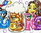 納得いくまでイメージ通りに描きます POPから全て文字イラストロゴ大歓迎です！ イメージ9