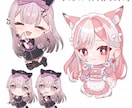 立ち絵からデフォルメまで、美麗なイラスト描きます 様々な絵柄で対応可能！各お客様にぴったりの作品を提供します。 イメージ3