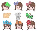 YouTube、Twitch等のスタンプ作成します 使いたいと思うスタンプ描きます！ イメージ3