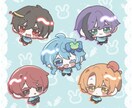 かわいいちみキャラのSNSアイコンを作成します ふわふわで可愛いミニキャライラストを丁寧に作成します！ イメージ2