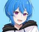 可愛いSNS用アイコンを作成します アニメ塗りorブラシ塗り可愛い選べるアイコンを描きます！ イメージ2
