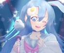 各SNSアイコン、歌ってみたサムネイル等描きます 透明感のあるイラストで目を引く作品をお描きします！ イメージ7