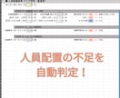 社労士確認済！GH人員配置計算表を提供します 複雑な法律も自動判定。「判定OK」で監査も安心のシフト表 イメージ5