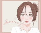 商用可◎オルチャン風が可愛いアイコン描きます 韓国トレンド好きさんにぴったり♡お顔、髪、とにかく可愛く♡ イメージ1