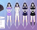 Live2Dモデル制作いたします キャラクターデザインからモデリングまで イメージ2
