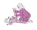 シンプルで女性らしいイラストを制作します 商用利用OK!広告・書籍に使用する挿絵が必要な方へ イメージ3