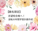 大学受験用｜志望校合格へ学習ロードマップ作成します 慶應大学、院卒プロ講師の新高3浪人生向け　受験生の敗因分析 イメージ2