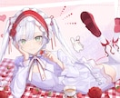 かわいいイラストお描きします 歌ってみたや各種SNS用などの一枚絵お描きします！ イメージ4