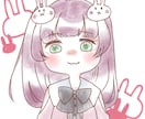 SNS用のアイコンをゆる可愛く描きます ちょっぴり丸い絵柄で描くアイコン用イラスト♪ イメージ2