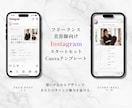 フリーランス美容師向けスタートセットを販売します 独立後のInstagram集客に必要なCanvaテンプレート イメージ1