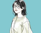 繊細な水彩タッチの人物アイコンイラスト描きます 似顔絵◎商用◎|SNSアイコン|副業アイコン|日常使いも◎ イメージ4