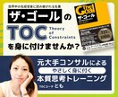 元大手コンサルタントがTOC実践をお手伝いします 【1ヶ月集中】本質思考「ザ・ゴール」TOCビジネスコーチング イメージ1