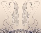 シンプルで可愛い女性とお花のデザイン描きます アイコンやホーム画面などをお探しの方へ！ イメージ3